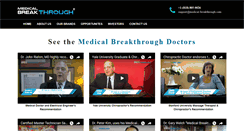 Desktop Screenshot of medical-breakthrough.com